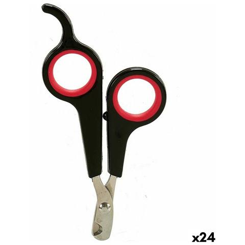 Tagliaunghie Nero Rosso 6 X 0,5 X 11,5 Cm Animali Domestici (24 Unità) - Foto 1