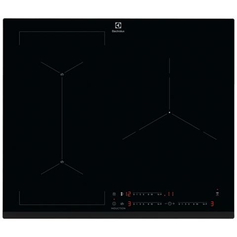 Piano Cottura ad Incasso EIS62341 a Induzione 3 Zone Cottura da 60 cm Colore Nero - Foto 1