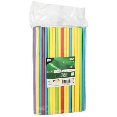 88481 cannuccia monouso 100 pz Colori assortiti - Foto 2
