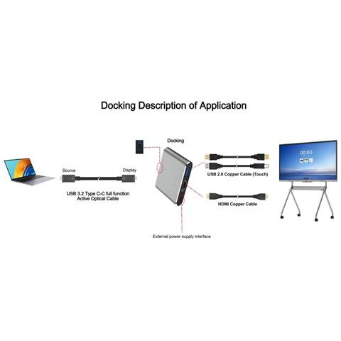 MC-HUBAV1 replicatore di porte e docking station per laptop Bianco - Foto 2