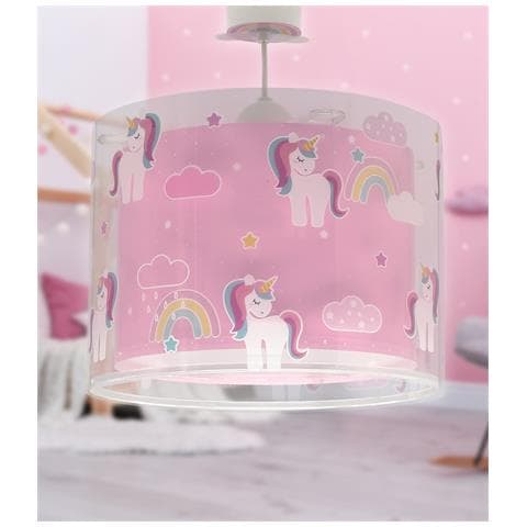 Lampada A Sospensione Per Bambini Unicorns Unicorni - Foto 1