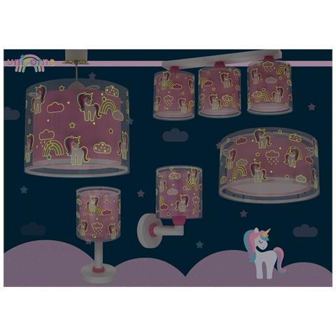Lampada A Sospensione Per Bambini Unicorns Unicorni - Foto 7