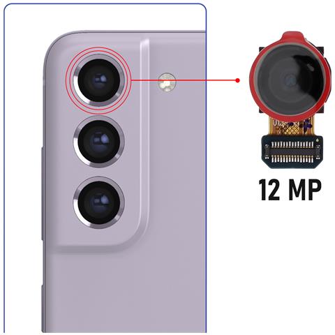 Sensore Ultra Grandangolo 12mp S21 Fe, M52 5g E A53 5g, Nero - Foto 4