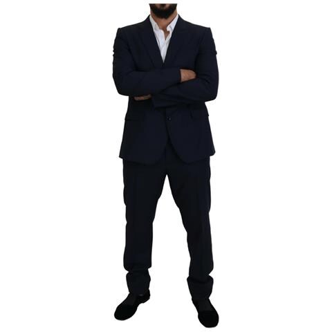 Abito Martini 2 Pezzi Monopetto Blu - It54 - Xl - Foto 5