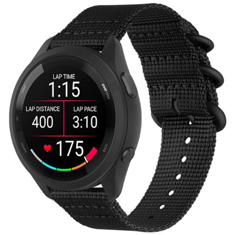 Cinturino Per Orologio In Silicone Black 20 Mm - Foto 1