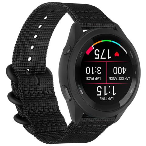 Cinturino Per Orologio In Silicone Black 20 Mm - Foto 3