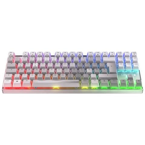 MX 8.2 TKL Wireless XAGA tastiera Gaming USB + RF Wireless + Bluetooth QWERTZ Tedesco Bianco - Foto 5