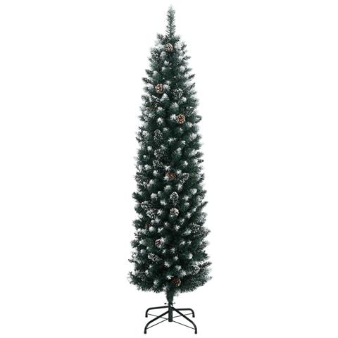 Albero di Natale Artificiale Sottile con 300 LED 210 cm - Foto 2