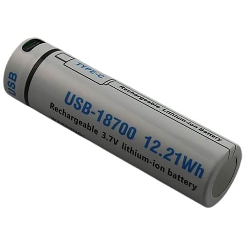 Batteria 3.7v Mah Li-ion 9.6wh 12.2wh Compatibile 18650 Con Porta Usb-c - Foto 1