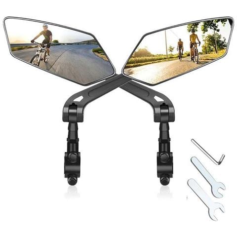 Specchietto Retrovisore Per Mountain Bike (nero, Coppia) Con Strumenti Di Installazione - Foto 1