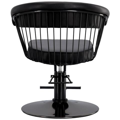 Poltrona Da Parrucchiere Zoe Idarulica Girevole Per Il Salone Di Parrucchiere Poggiapiedi Cromato Sedia Da Parrucchiere - Foto 2