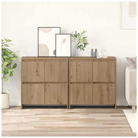 Sideboards 2 pcs rovere artigianale 70 x 41 x 75 cm - Foto 2