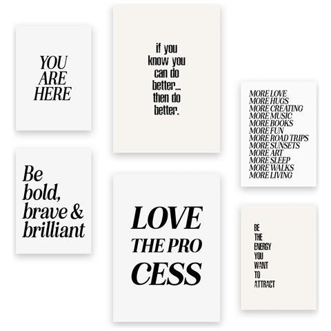 Set Di 6 Stampe Citazione Sull'assassinio In Stile Versatile, Stampe Decorative Estetiche Per Il Tuo Soggiorno, Camera Da Letto, Casa A3 & A4 Senza Cornice - Foto 1