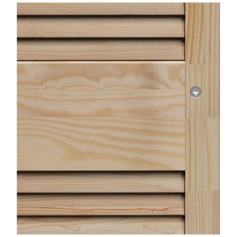 Porta per Armadio 2 pcs Naturale 140.5 x 2.1 x 49.5 cm - Foto 9