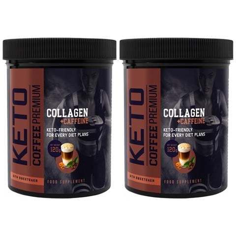 2x Keto Coffee Premium - Integratore Di Proteine Per Il Supporto Alla Perdita Di Peso 120g - Foto 1