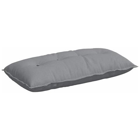 Cuscino per Schiena Grigio chiaro 100 x 19 x 50 cm Tessuto - Foto 1
