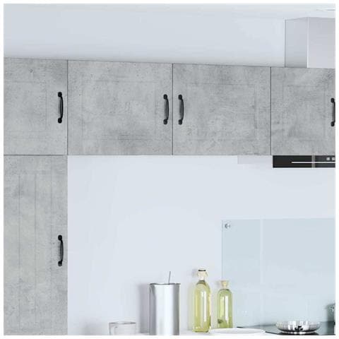 Pensile cucina Grigio cemento 50 x 31 x 40 cm Legno multistrato - Foto 2