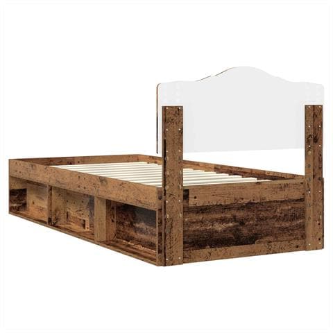 Struttura del letto Legno vecchio 90 x 190 cm Pino massello - Foto 9