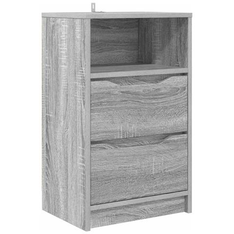 Comodino Grigio Sonoma 40 x 30 x 467 cm Legno multistrato - Foto 1
