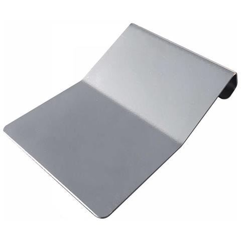 Tagliere Spianatoia Con Tarocco E Mattarello In Acciaio Inox Per Uso Alimentare - Varie Misure - Profondità 40 (l40 X P40 X 3cm) - Foto 2