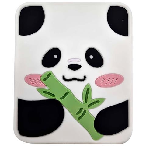 Powerbank Compatibile Con Magsafe Wireless 5000 Mah Magnetico Design Panda, Bianco / Nero - Foto 1