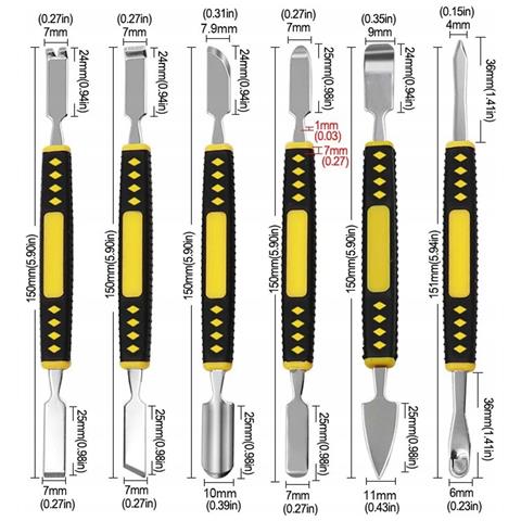 Set Di Strumenti Per Saldatura 12 In 1 - Costruzione A Doppia Faccia, Materiale Metallico | Precisione E Durata | Per Dispositivi Elettronici - Foto 2