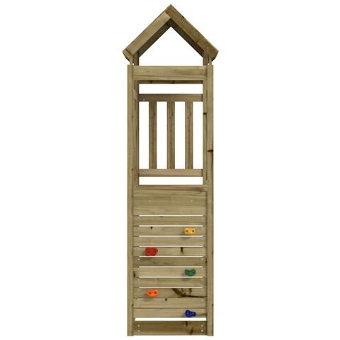 Torre da Gioco Marrone Legno Impregnato Solido - Foto 2