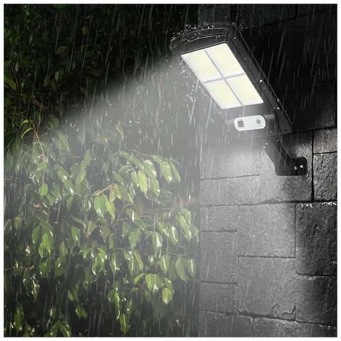 Lampada Da Esterno Led 10w Solare Con Sensore Di Movimento Impermeabile Ipx4 - Foto 5