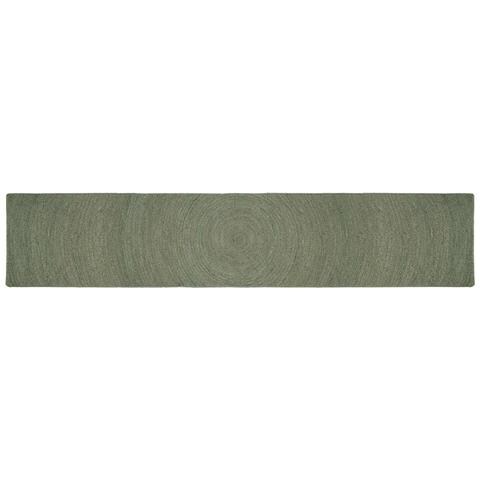 Tappeti per area Verde Oliva 80 x 400 cm Juta - Foto 1