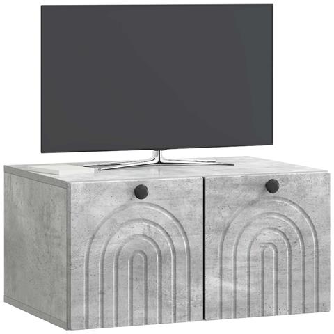 Mobile Porta TV da Muro Grigio Cemento 59,5 x 41 x 30 cm - Foto 2