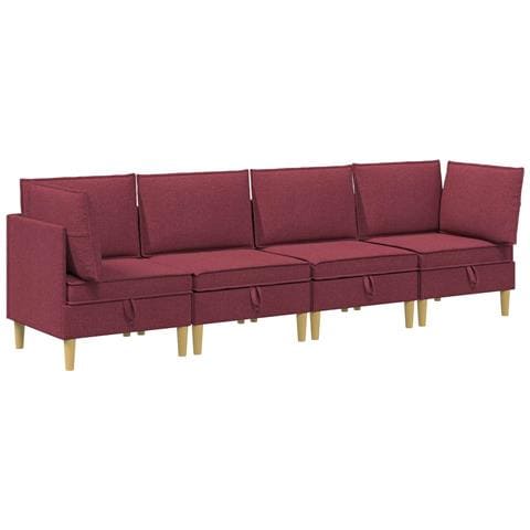 Set di divani modulari con spazio di archiviazione 4 pcs - Foto 1