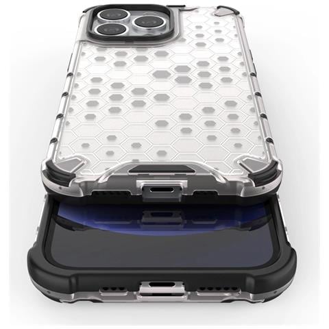 Honeycomb Corpo Con Copertura Rigida E Bumper In Tpu, Per Iphone 13 Pro, Verde - Foto 2