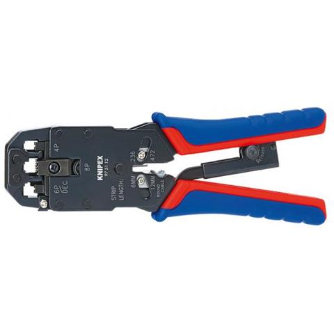 "KNIPEX 97 51 12 Pinza per connettori modulari tipo ""Western"" brunita rivestiti in materiale bicomponente 200 mm" - Foto 1