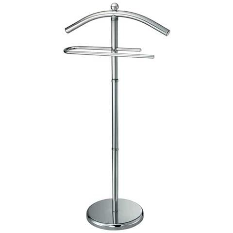 Stand Appendiabiti Servomuto Da Pavimento In Acciaio Cromato Altezza 119 Cm - Foto 9