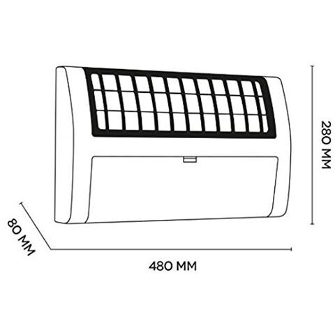 H01 Elettroinsetticida a Parete Potenza 36 W con Carta Moschicida - Foto 2