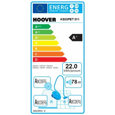 Aspirapolvere a Traino KS 50 PET Tecnologia Multiciclonica Senza Sacco 550 W  - Foto 5