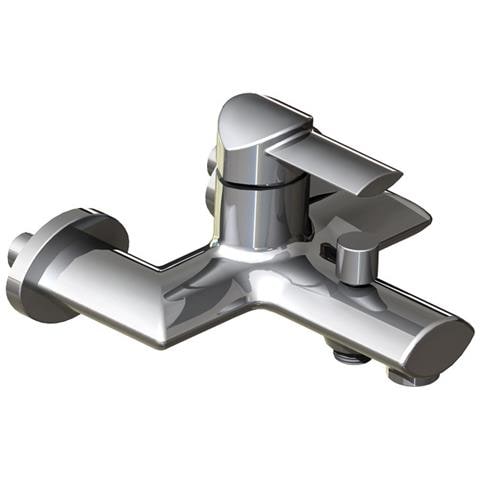 Rubinetto Miscelatore Per Vasca Da Bagno Finitura Cromo H. 11x18 Cm - Foto 1