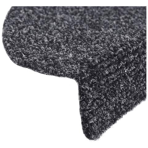 Tappetini Scale Adesivi 5 pz 54x16x4 cm Grigio Scuro Agugliati - Foto 2