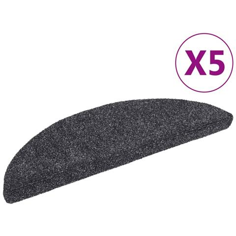 Tappetini Scale Adesivi 5 pz 54x16x4 cm Grigio Scuro Agugliati - Foto 1