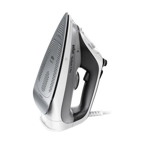 TexStyle 7 Pro SI7149WB Ferro da stiro a secco e a vapore EloxalPlus soleplate 2900 W Nero, Bianco - Foto 2