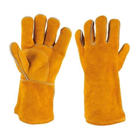 Guanti Ks Tools Tools - Pelle - Corto - Per Saldatori - Taglia M - 985.7034 - Foto 1