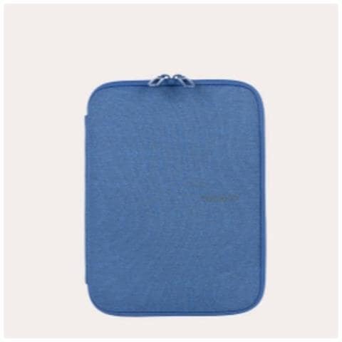 Melange Organizer Astuccio In Tessuto Riciclato 19x25 Cm Per Accessori Blu - Foto 1