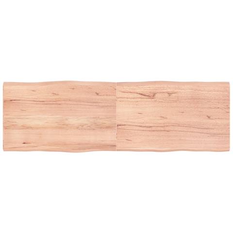 Piano Tavolo Marrone Chiaro 160x50x (2-4) cm Rovere Non Trattato - Foto 1