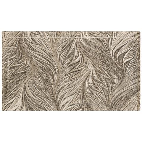 Tappeto Arredo Salotto Antiscivolo Scendiletto Camera Dis. Dallas By Suardi 175x240 Tortora - Foto 1