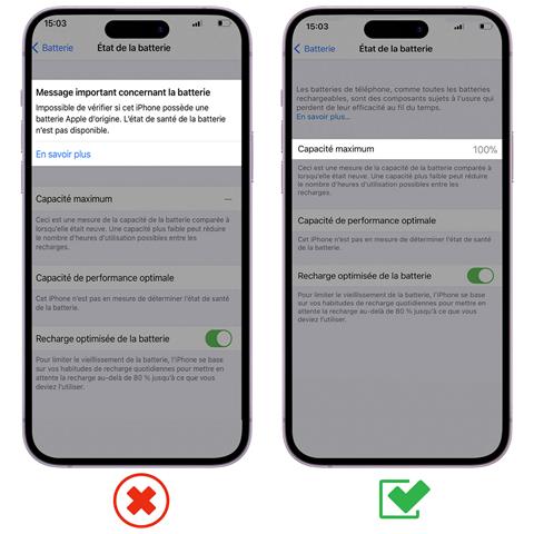 Batteria Senza Bms Per Iphone 14 Pro Max Capacità 4323mah - Foto 4