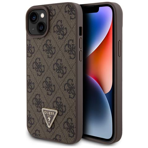 Cover Per Iphone 15 Plus Triangle Diamond 4g, Marrone - Foto 2