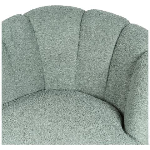 Chaise Longue Versione Sinistra Allier Bouclé Verde - Foto 2