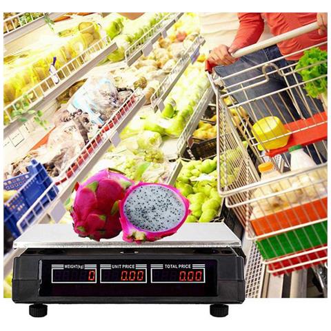 Bilancia Elettronica Digitale 40 Kg Professionale Acciaio Con Display Elettronico - Foto 2