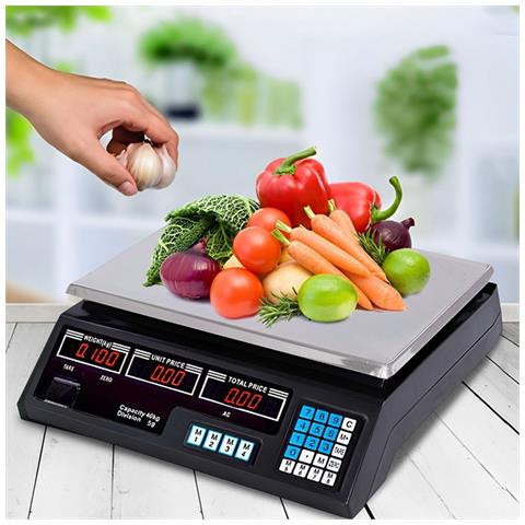 Bilancia Elettronica Digitale 40 Kg Professionale Acciaio Con Display Elettronico - Foto 1