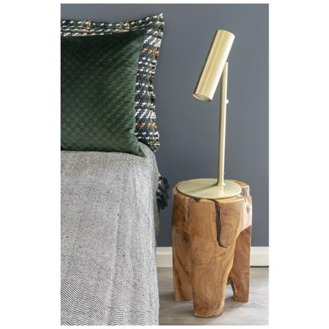 Lampada Da Tavolo Paris - Ottone - Metallo - 20x20x47 Cm - Foto 2